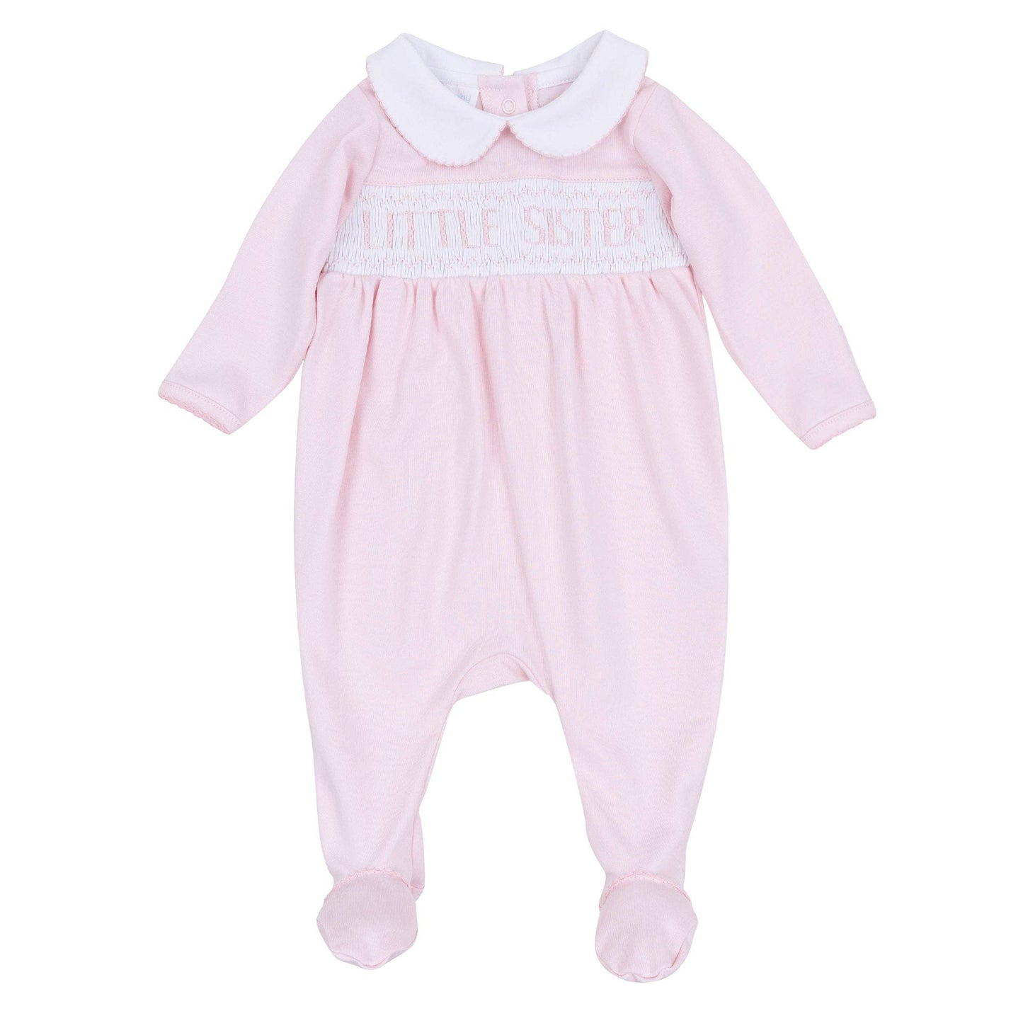 Little Sister Smocked Footie: Preemie
