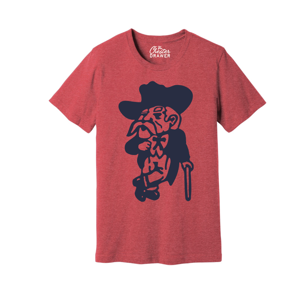 Vintage Colonel Red Heather Red Tee