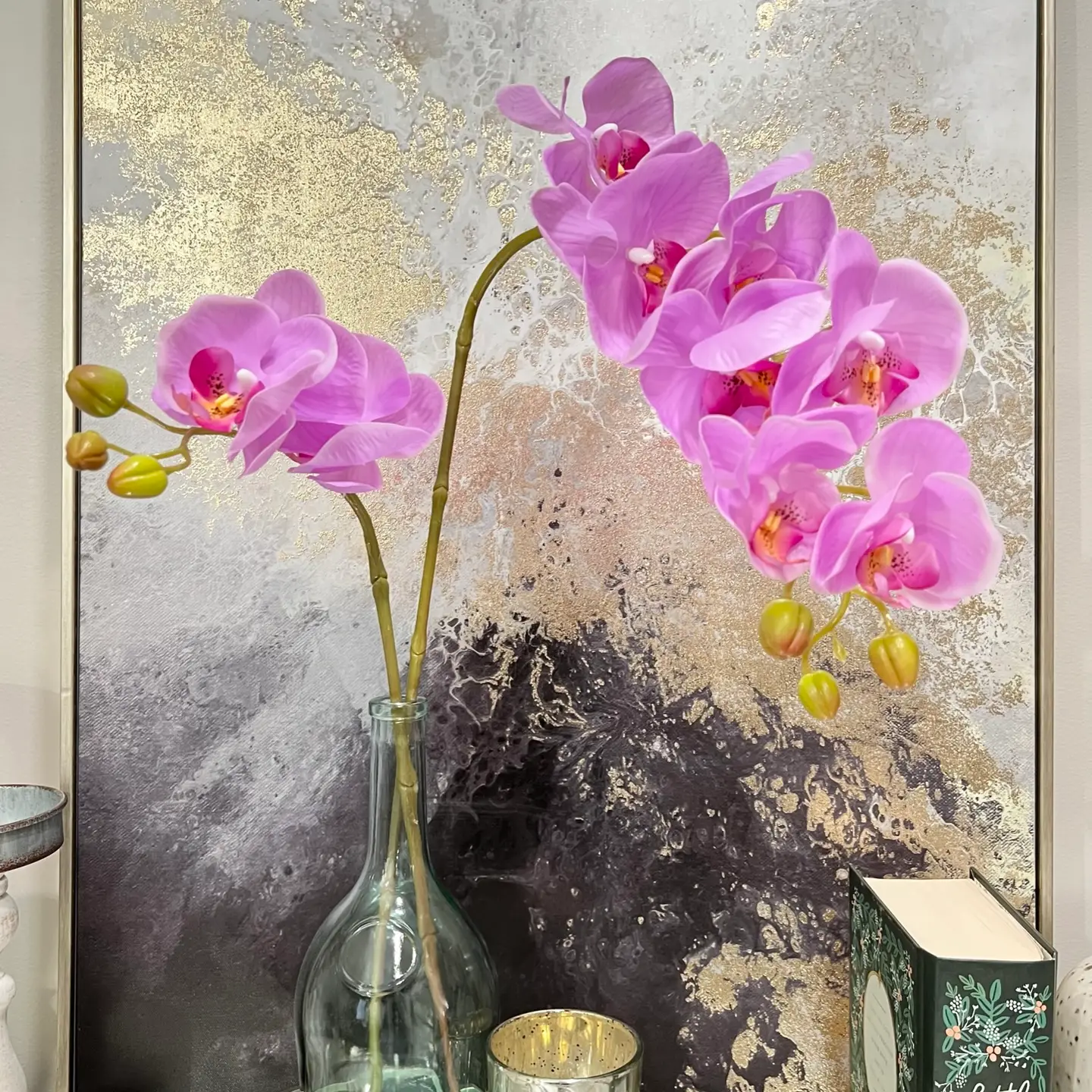 Real Touch Phalaenopsis Orchid - 22" Long