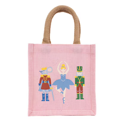 Nutcracker Waltz Juco Petite Gift Tote
