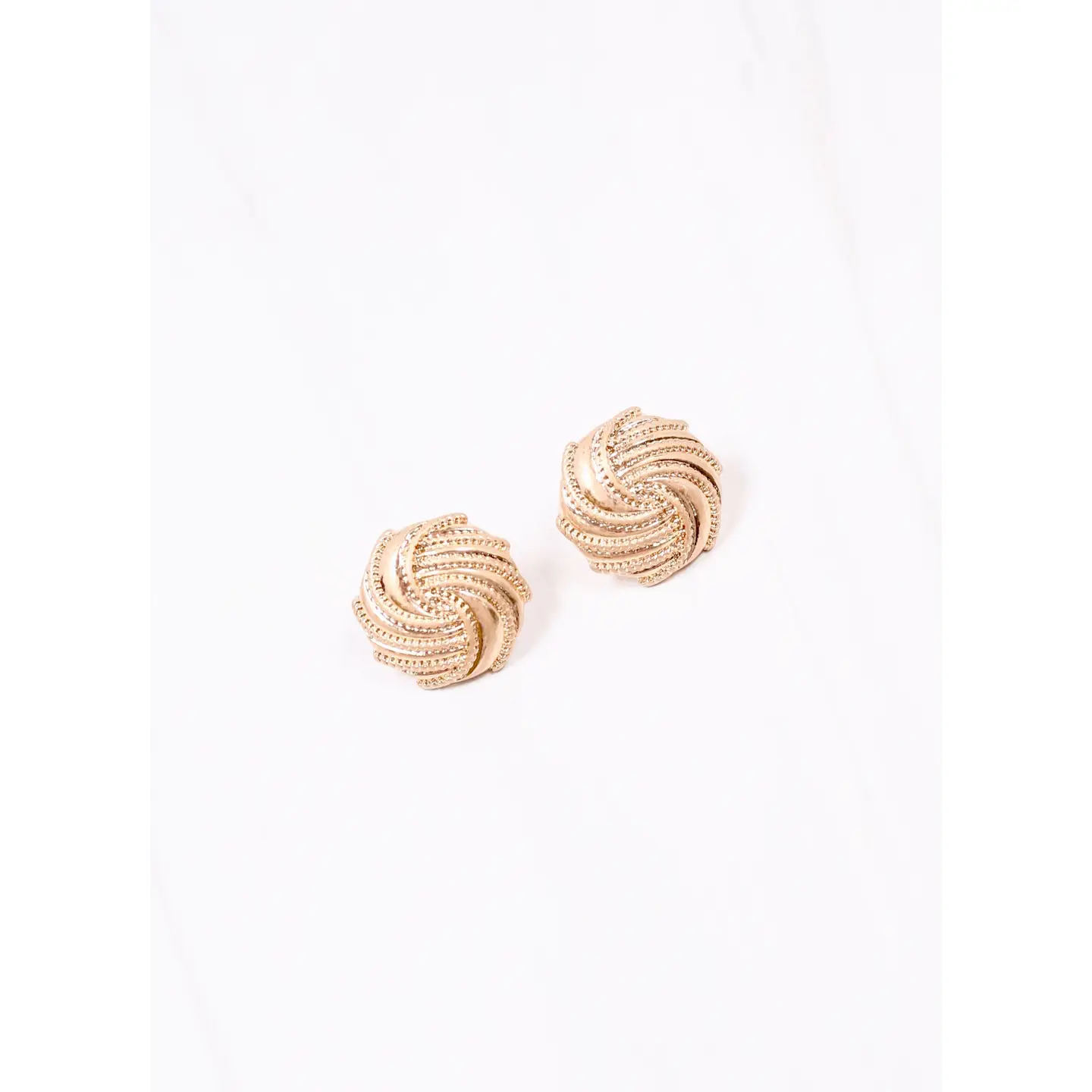 Steinberg Gold Stud Earring