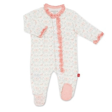 Carousel Modal Magnetic Footie with Ruffles