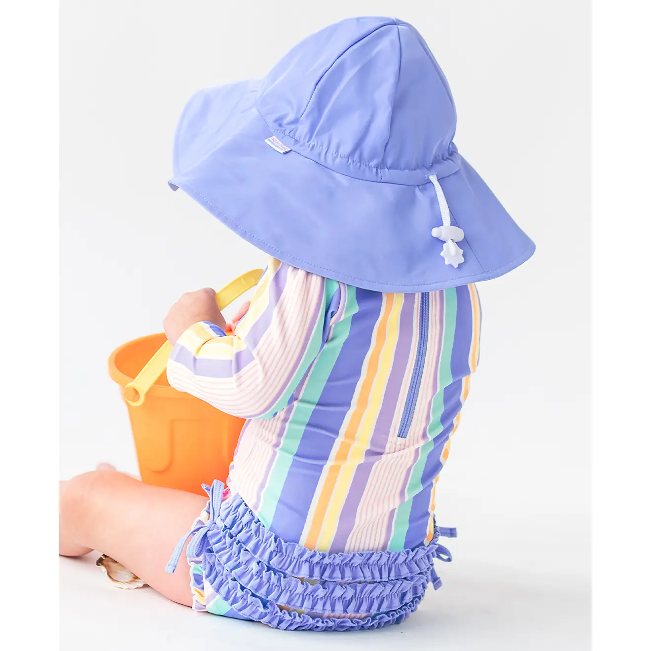 Kids Periwinkle Blue Sun Protective Hat