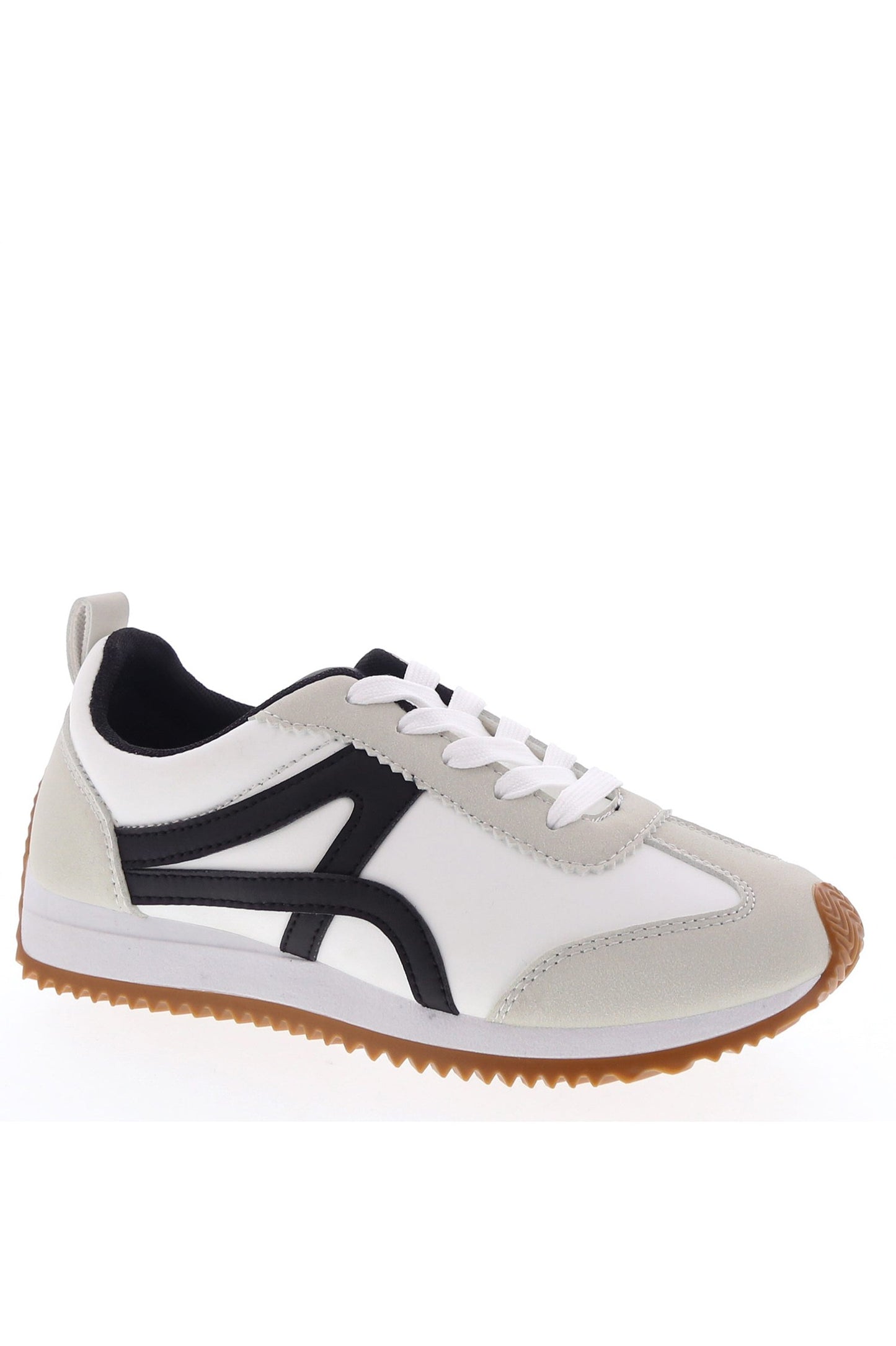 White Lace Up Sneakers