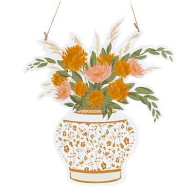 Fall Florals Door Hanger