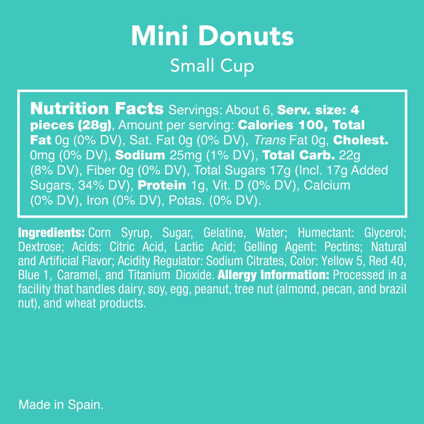 Gummy Mini Donuts