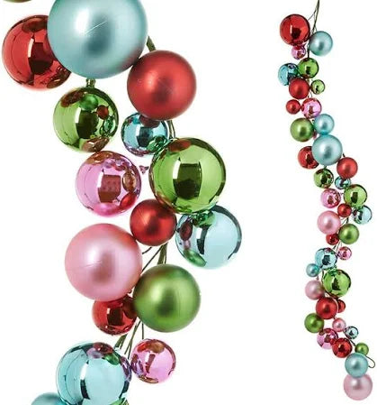 Pastel Multicolor Ball Garland