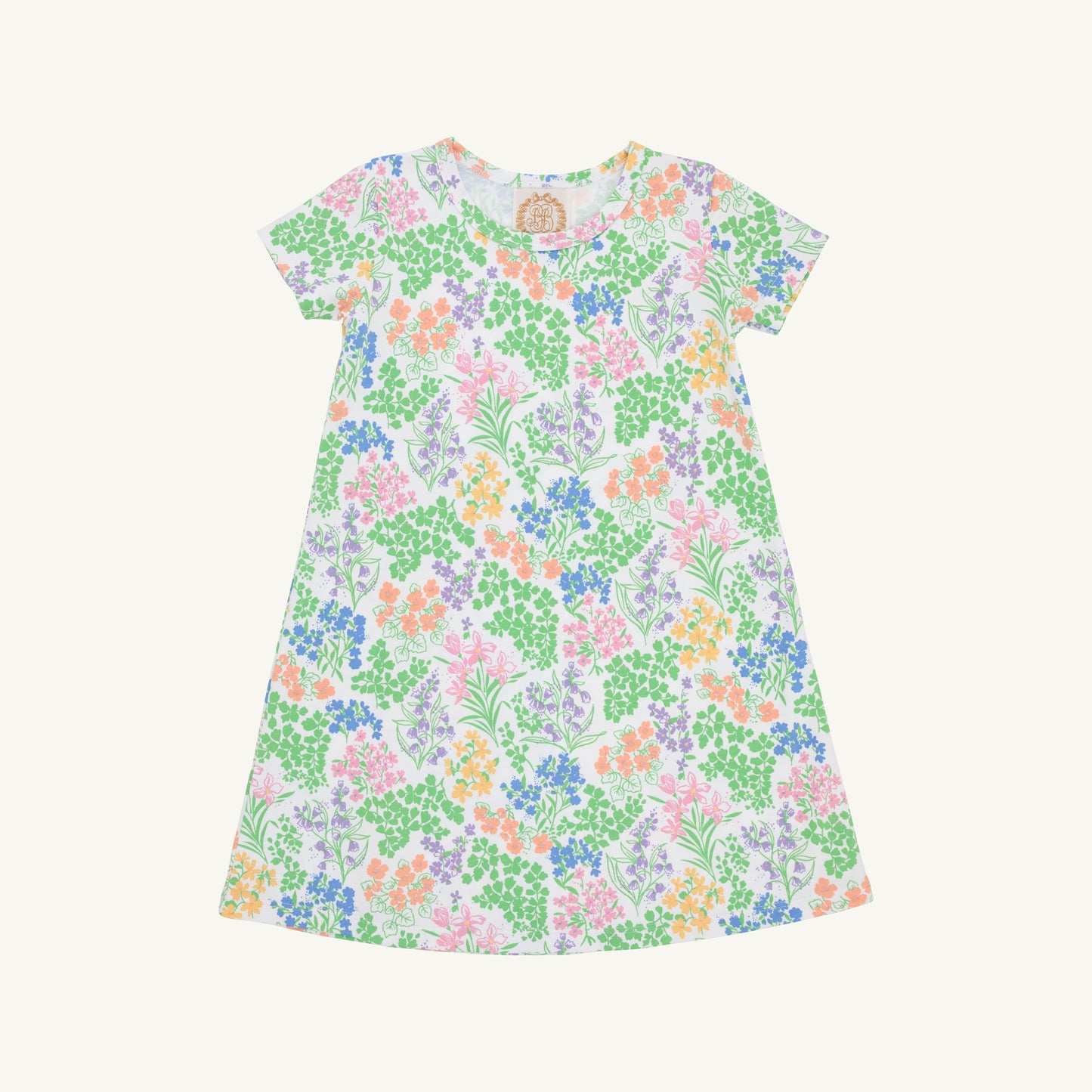 Short Sleeve Polly Play Dress - Gaston St Garden