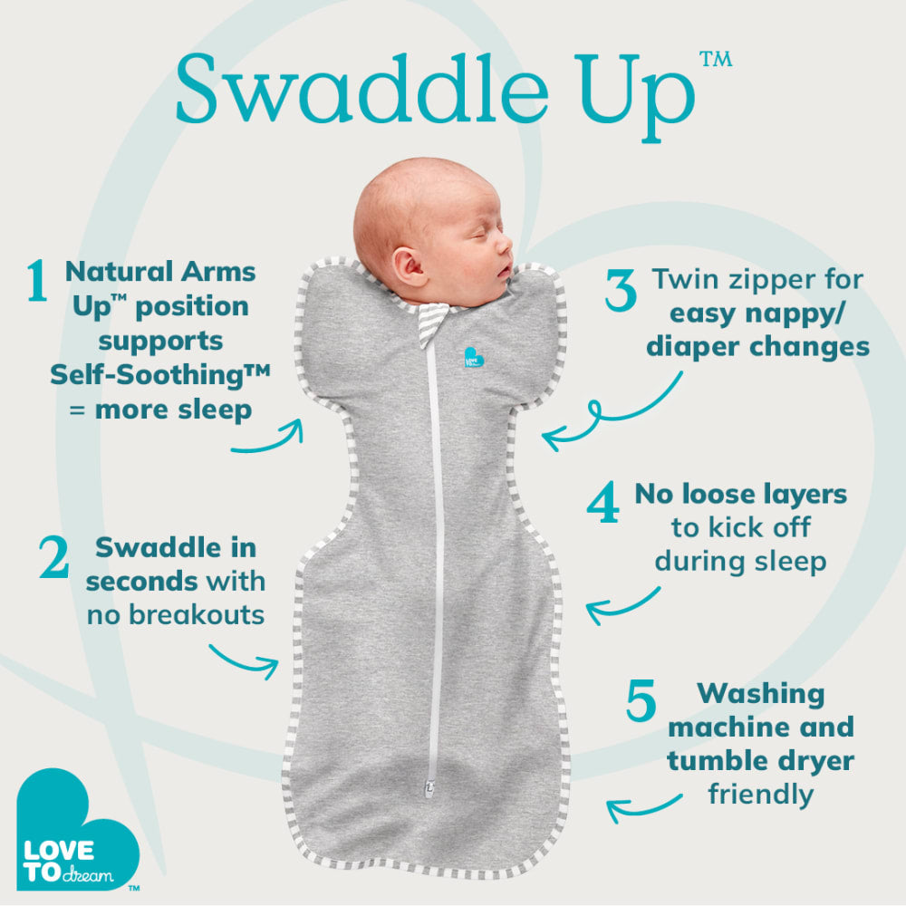 Love To Dream White Original Swaddle Up