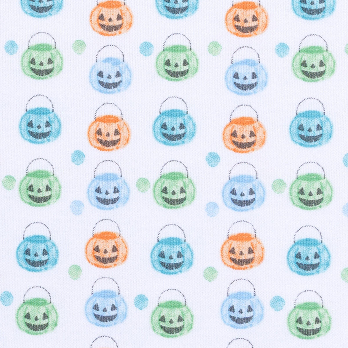 Pumpkin Party Print Bubble - Light Blue