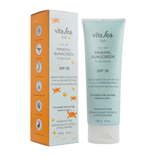 VitaSea Kids Play Day Mineral Sunscreen Lotion SPF 50+