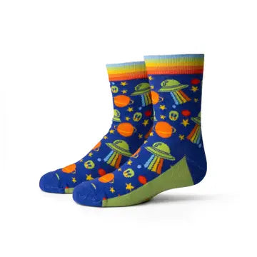 "Out of This World" Kid's Printed Socks