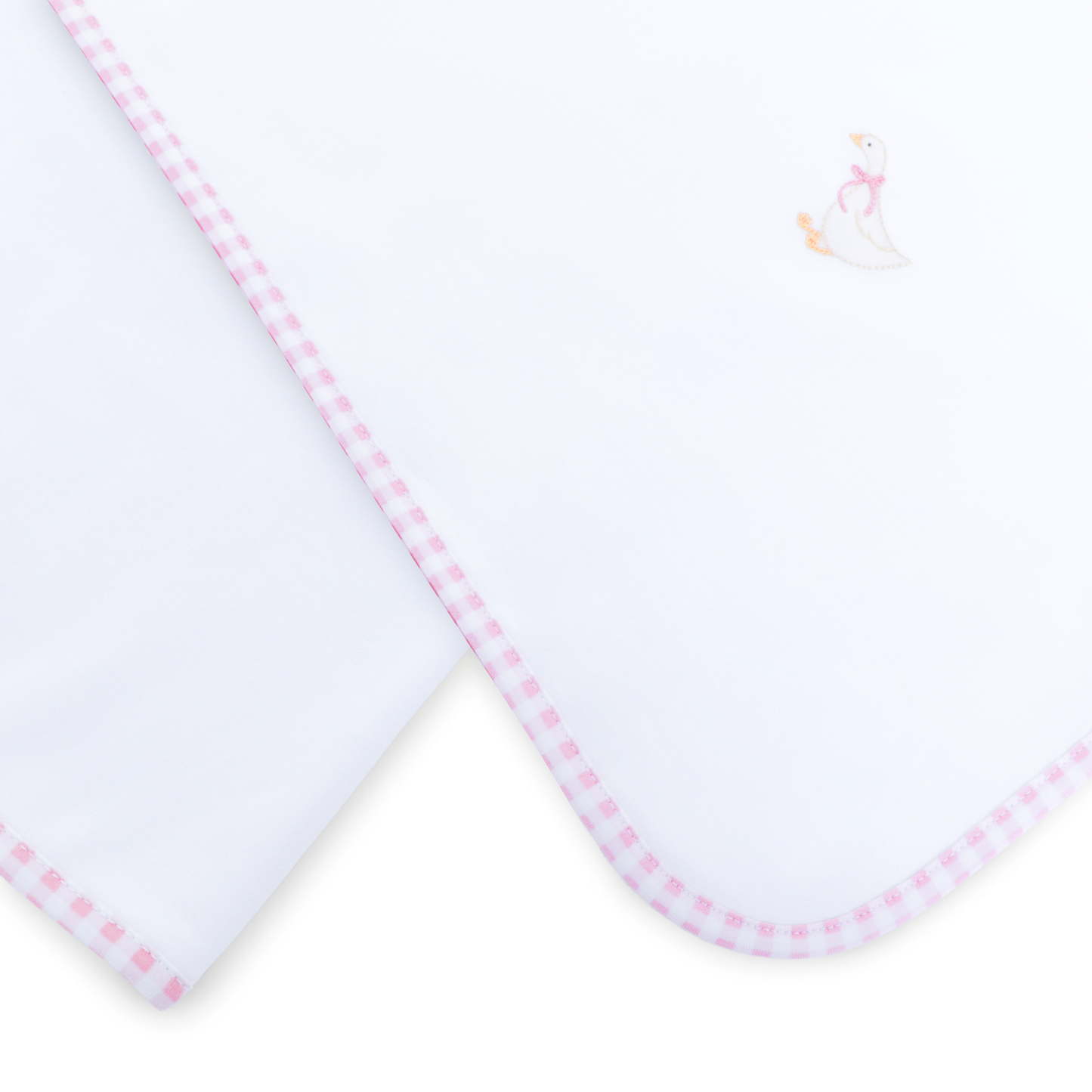 Pink Silly Goose Receiving Blanket