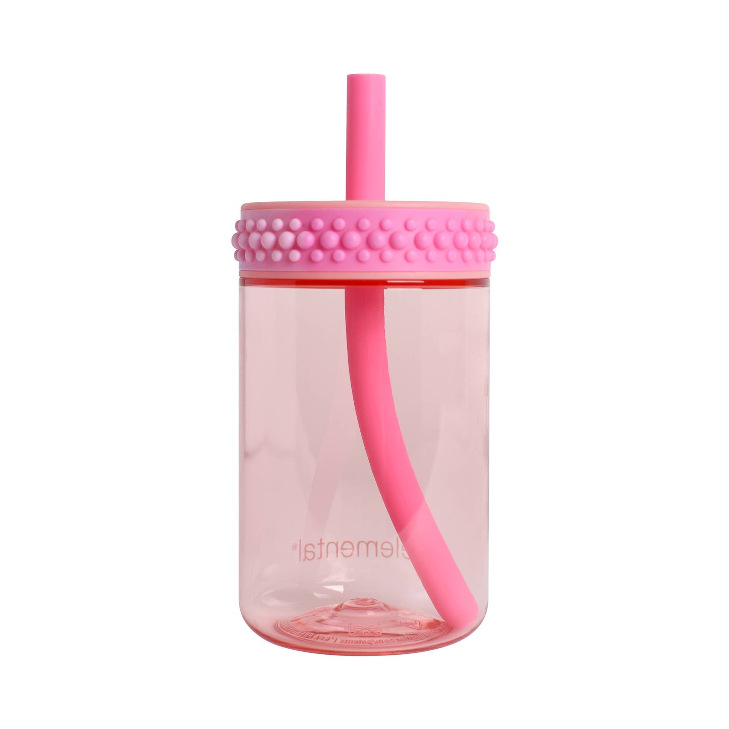 Kids Leakproof Bubble Grip Cup - Rose Tie Dye
