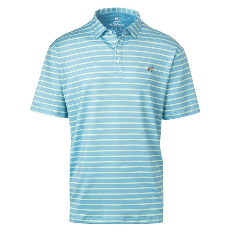 Fieldstone Blue & Green Horizon Polo