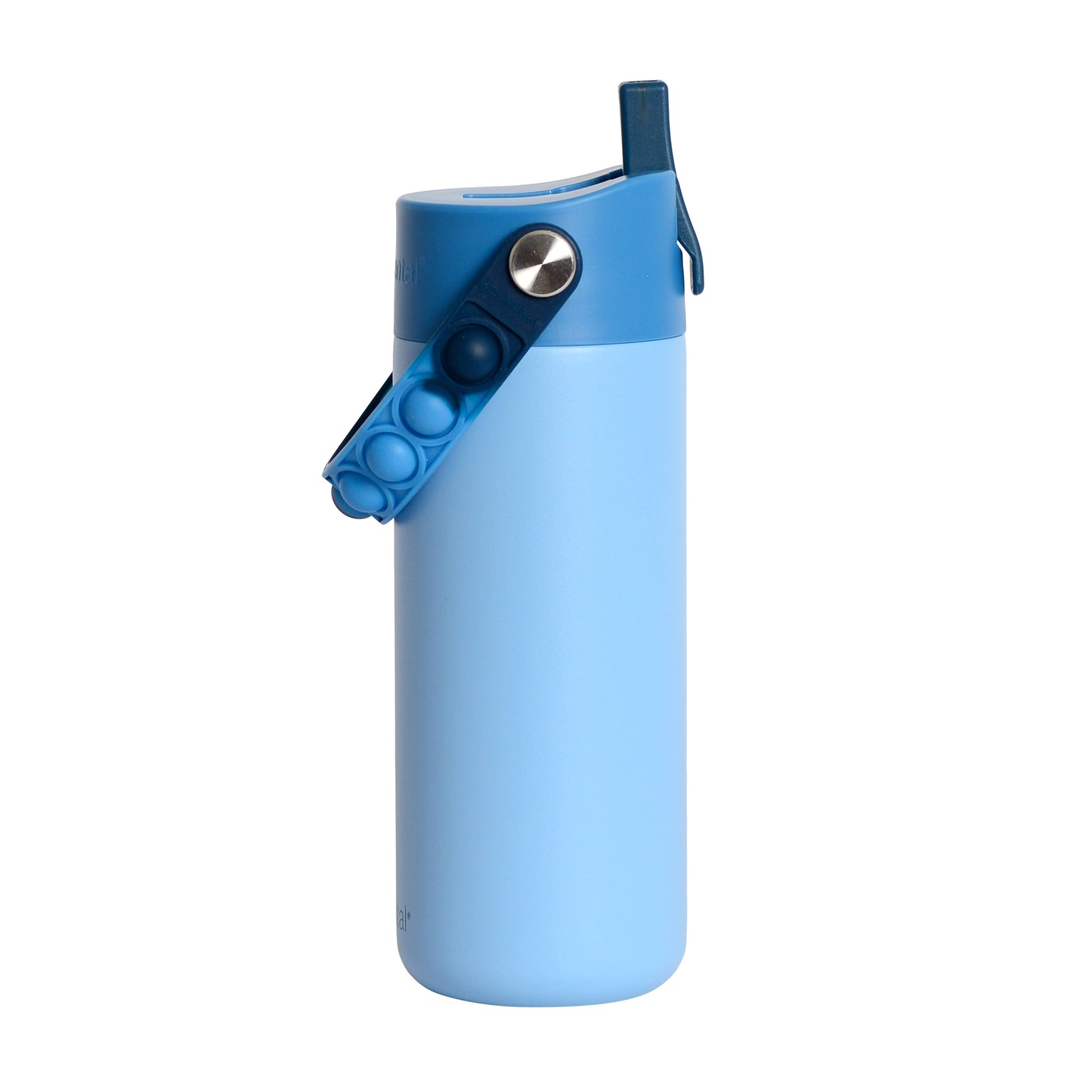 Kids Fidget Handle Water Bottle - Ocean Tie Dye