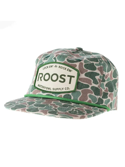 Roost Vintage Camo Logo Hat