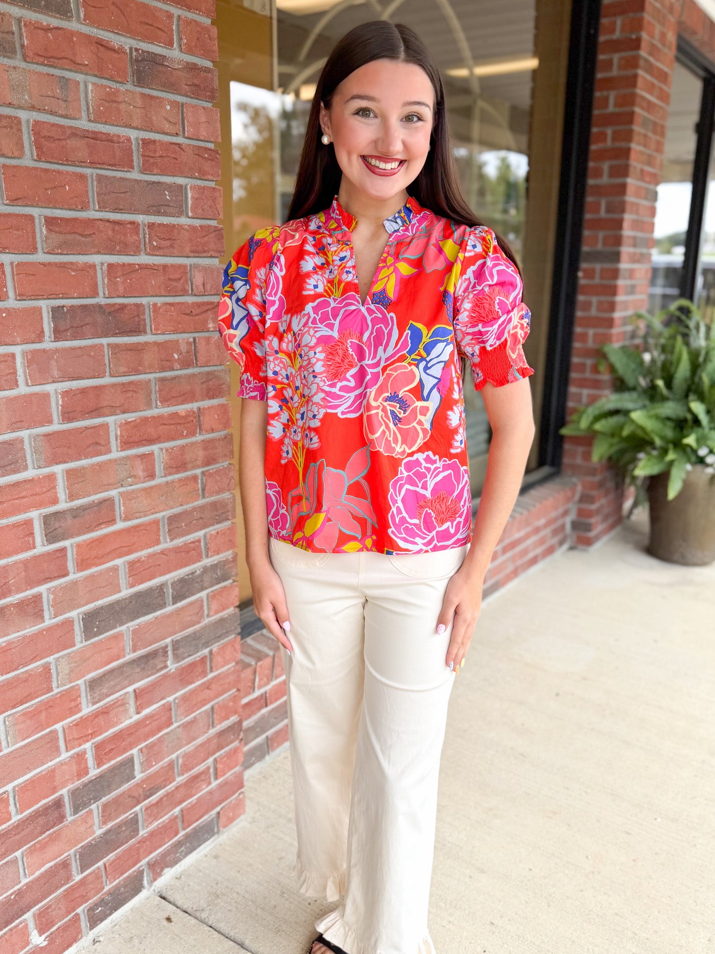 Reign Floral Top
