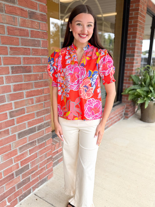 Reign Floral Top