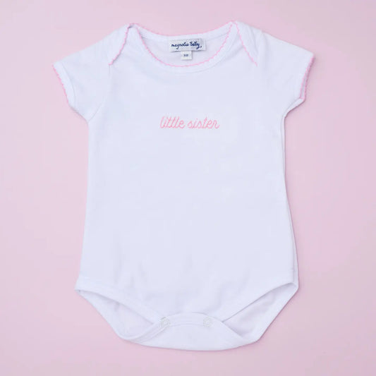 Little Sister Embroidered Bodysuit