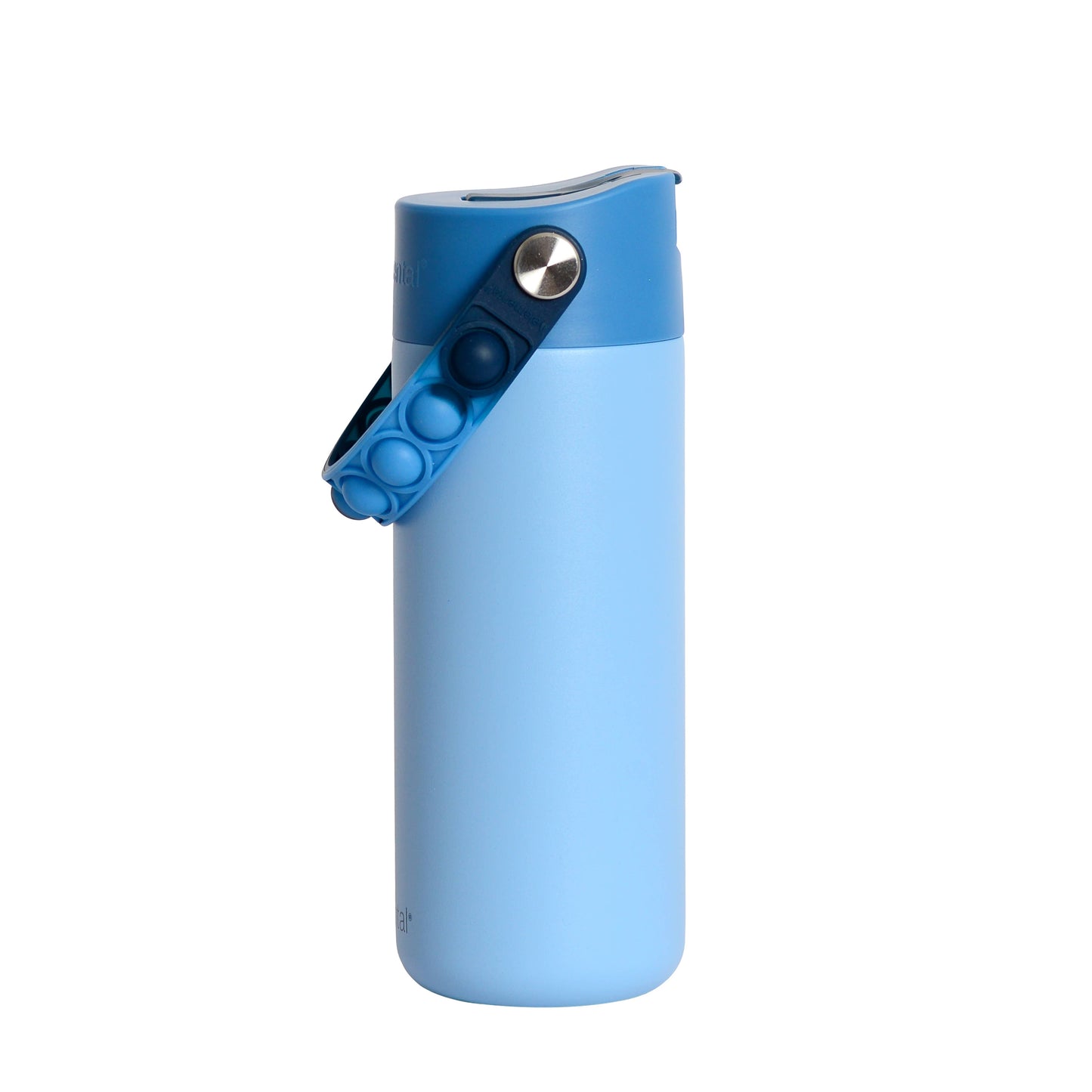 Kids Fidget Handle Water Bottle - Ocean Tie Dye