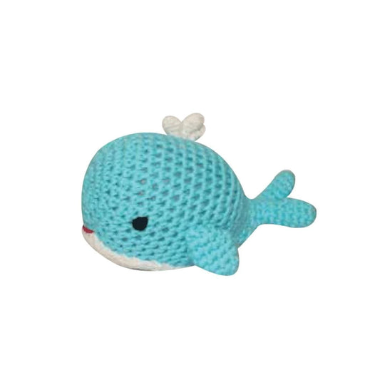 Whale Crochet Rattle