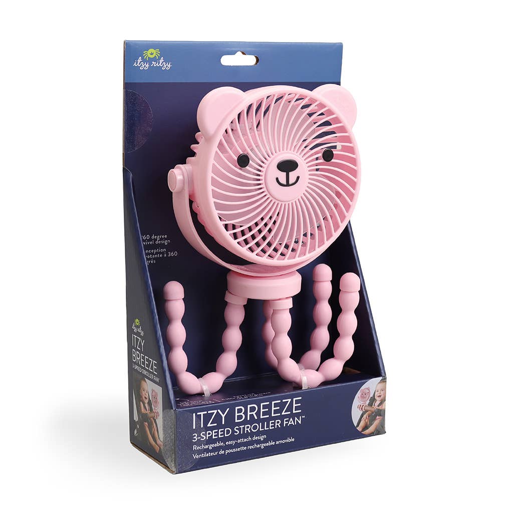 Itzy Breeze 3-Speed Stroller Fan™: Pink