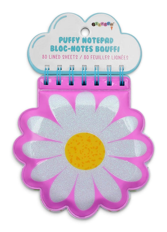 Daisy Puffy Notebook