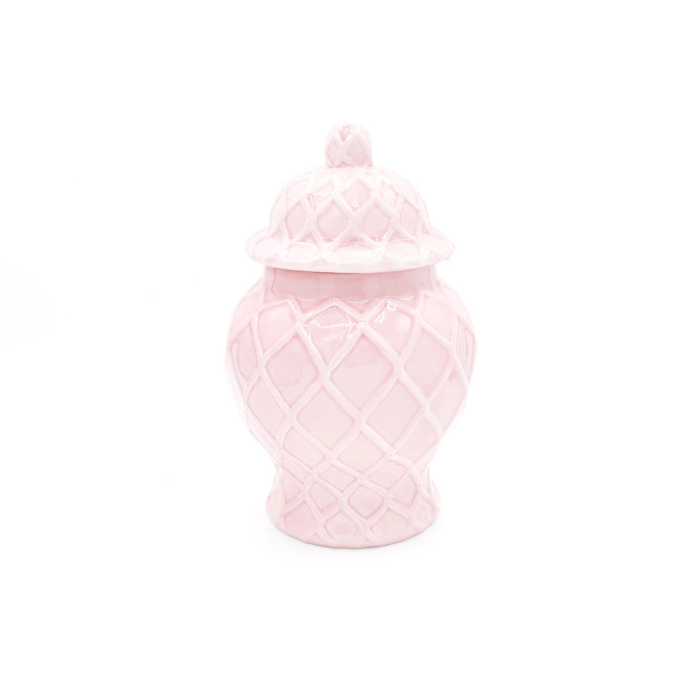 Small Light Pink Ginger Jar