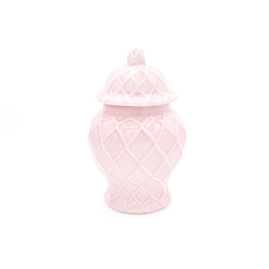 Small Light Pink Ginger Jar