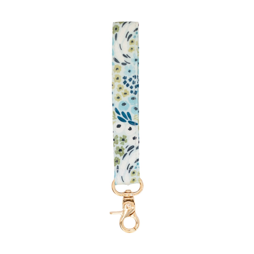 Waterfall Floral Wristlet Keychain