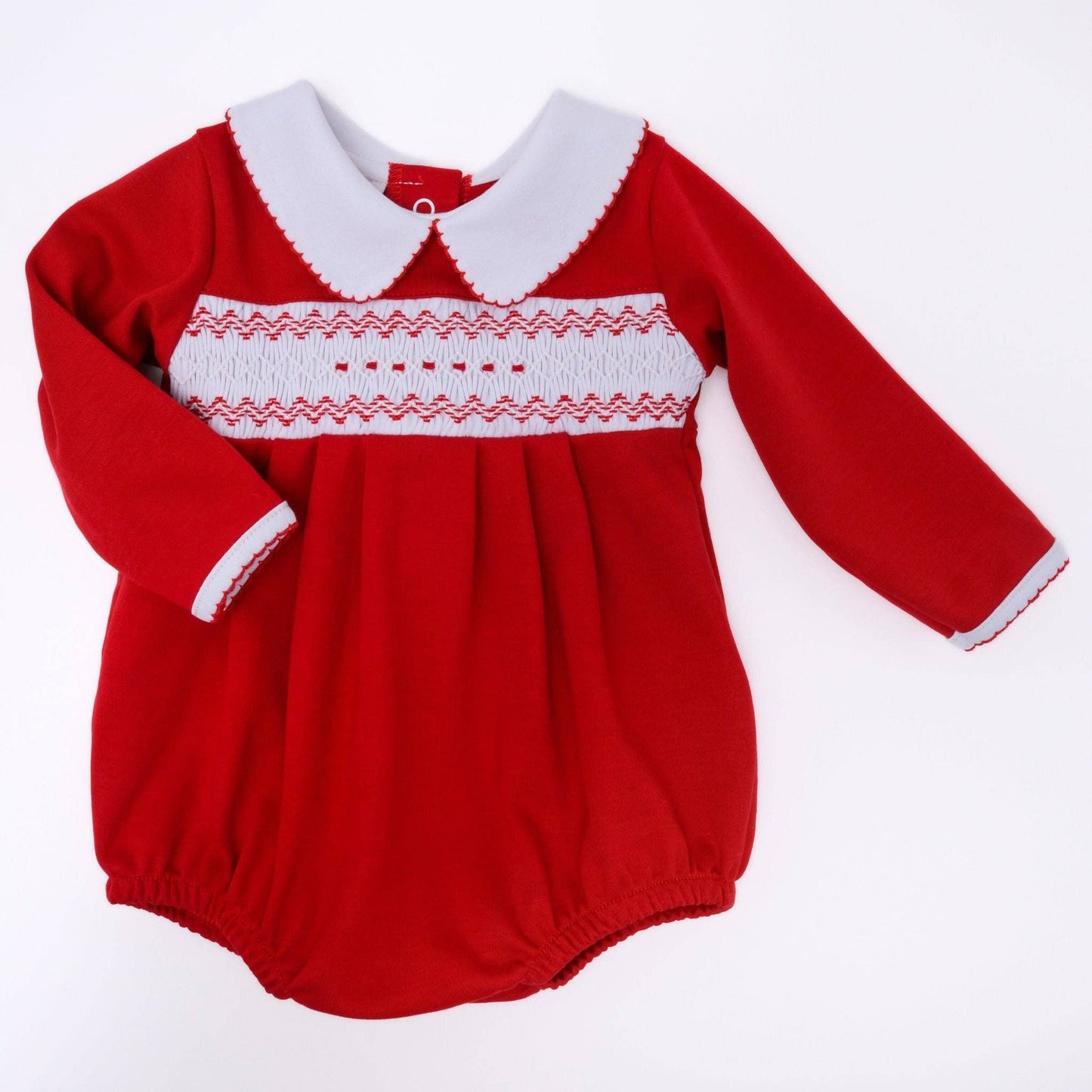 Chris Classics Smocked Long Sleeve Bubble