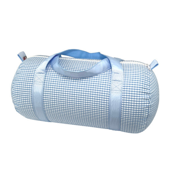 Blue Gingham Medium Duffel