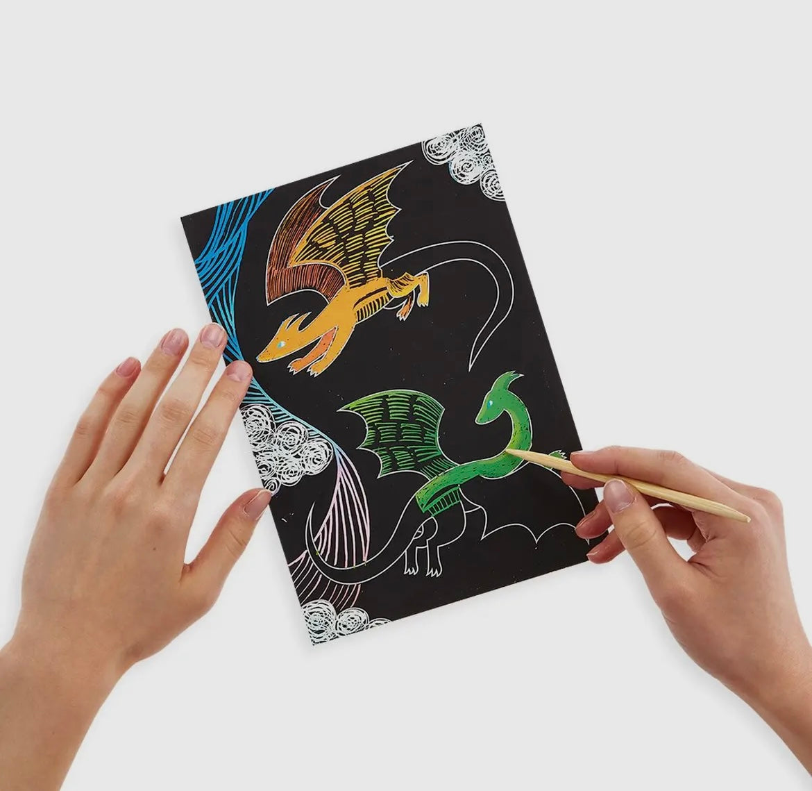Fantastic Dragons Scratch & Scribble