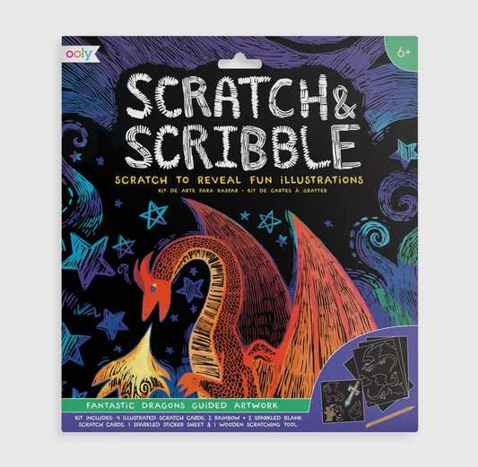 Fantastic Dragons Scratch & Scribble