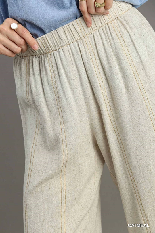 Swing By Natural Linen Pants