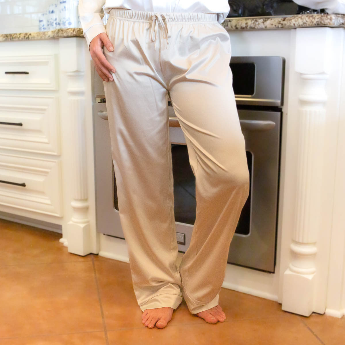 Overcast Satin Pajama Pants