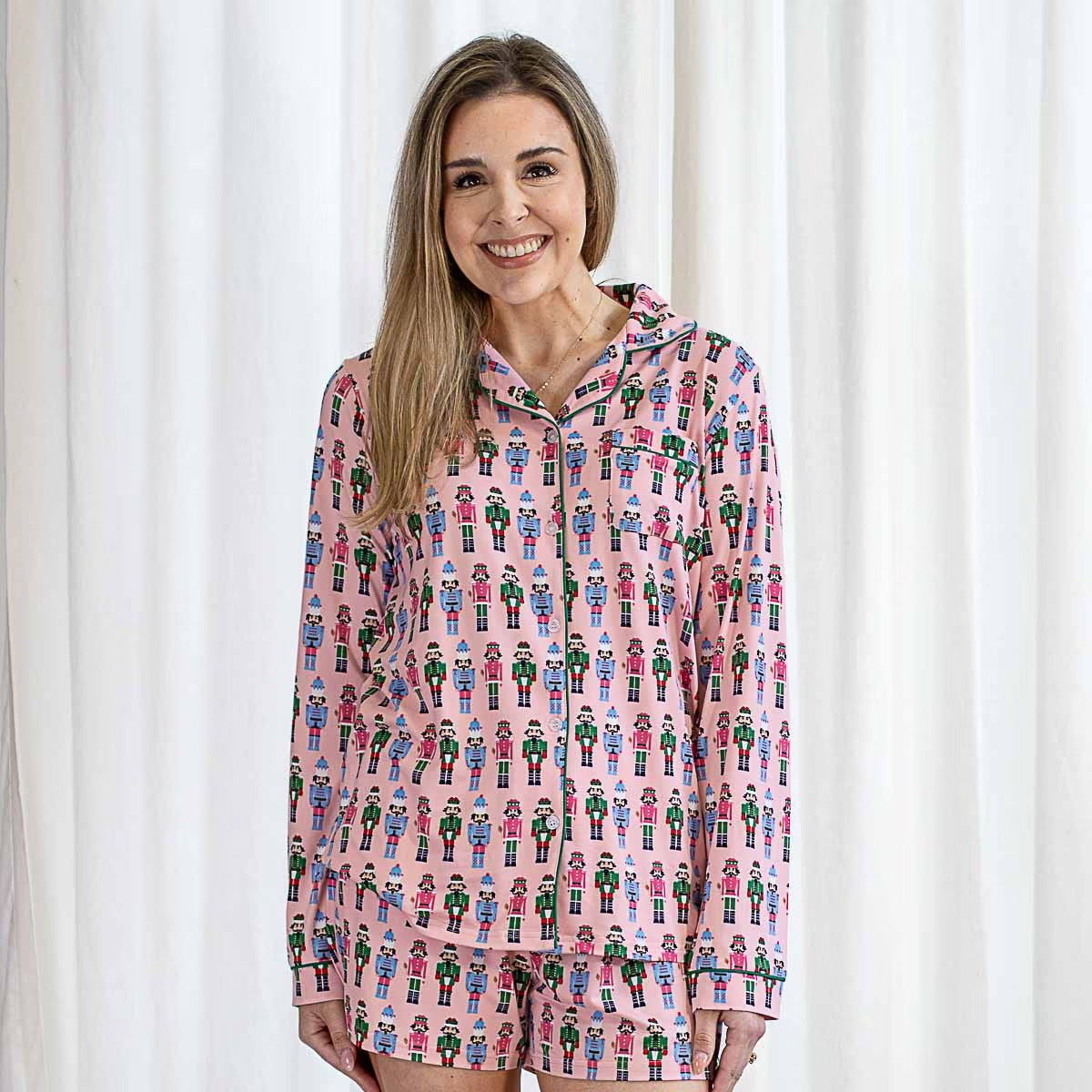 Nutcracker March Long Sleeve Pajama Top