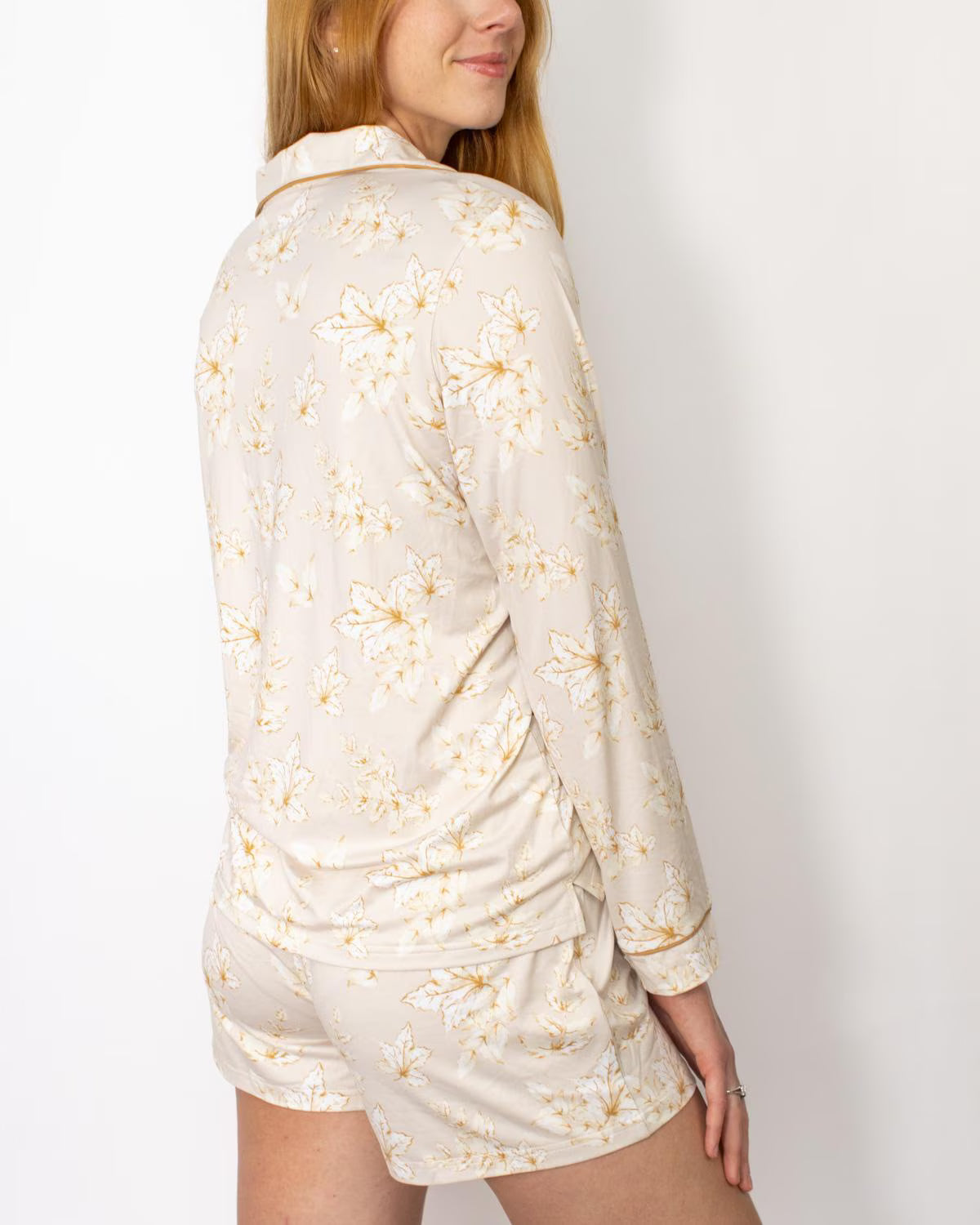 Harvest Toile Button Up Pajama Top