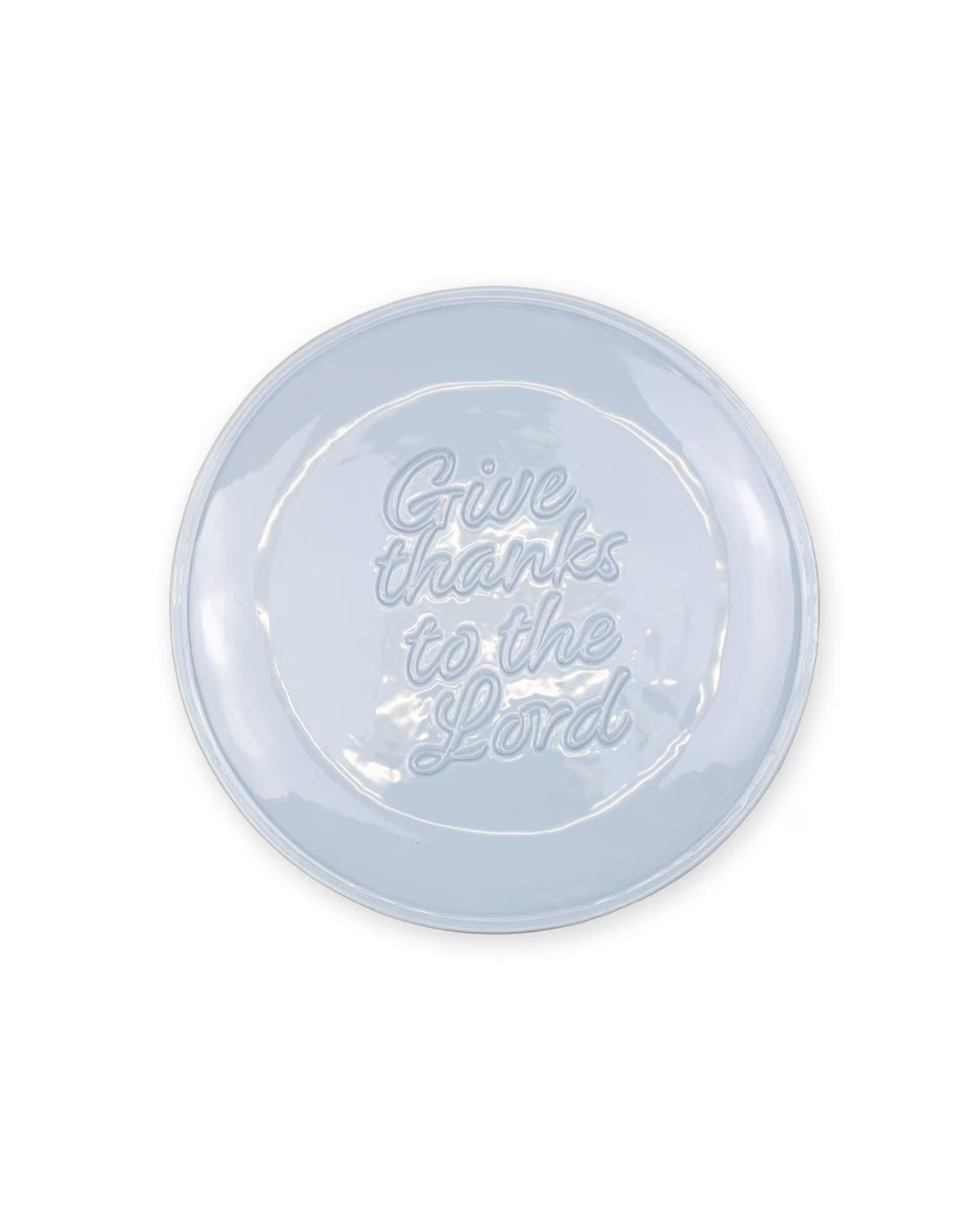 Give Thanks to the Lord Round Platter