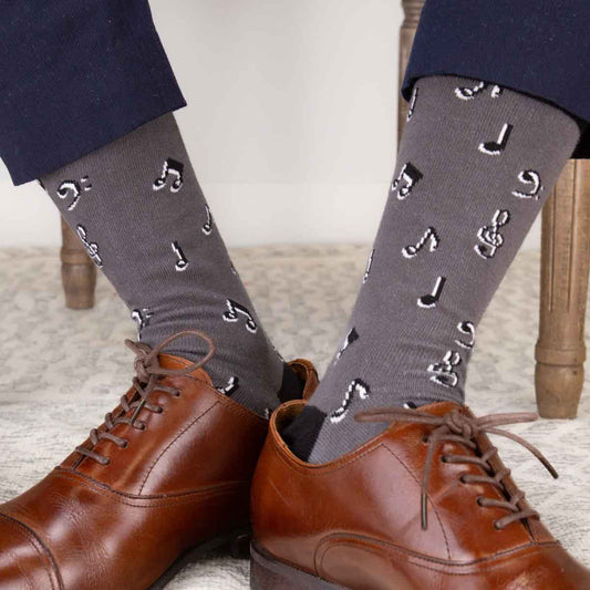 Men's Music Note Socks