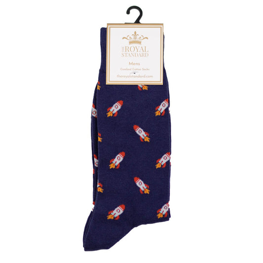 Men's Rocket Ship Socks