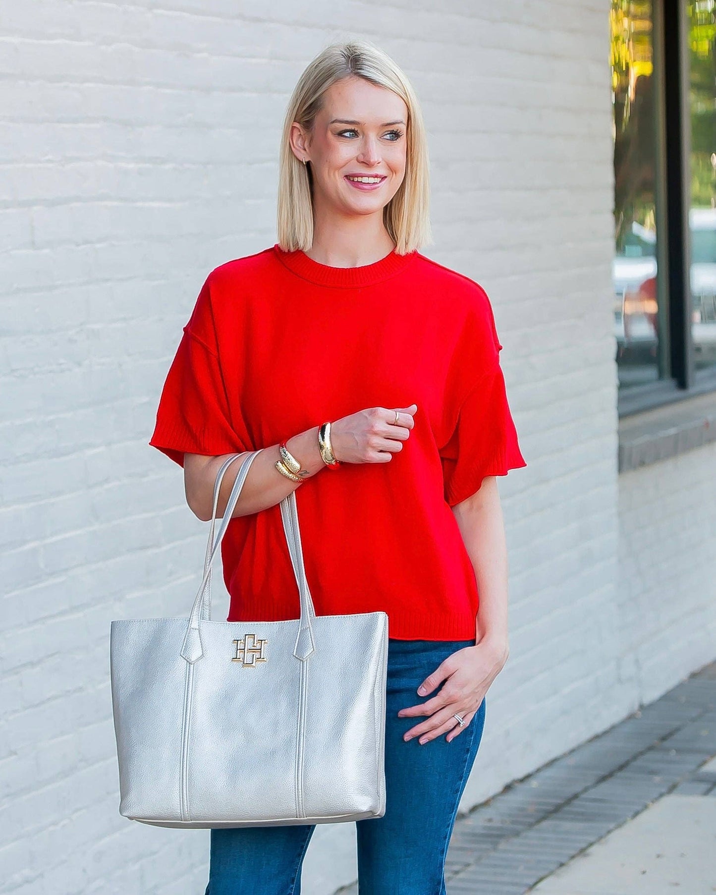 Heath Tote Bag - Pearl