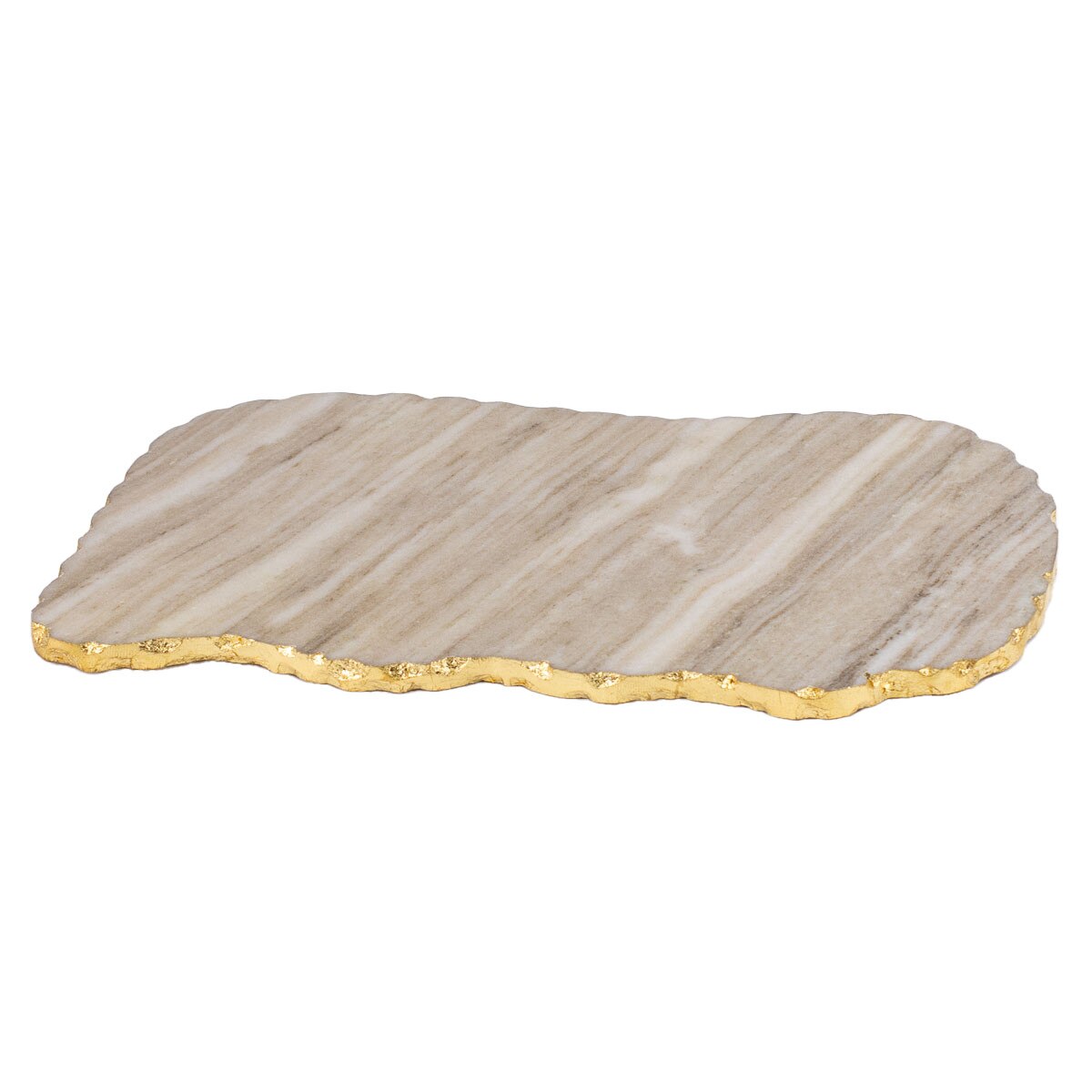 Metz Taupe Marble Serving Board