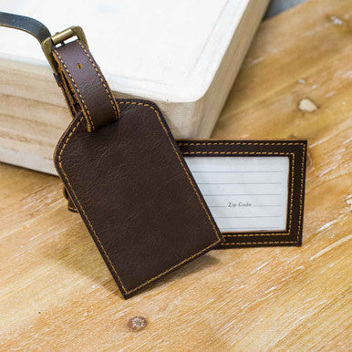 Leather Luggage Tag