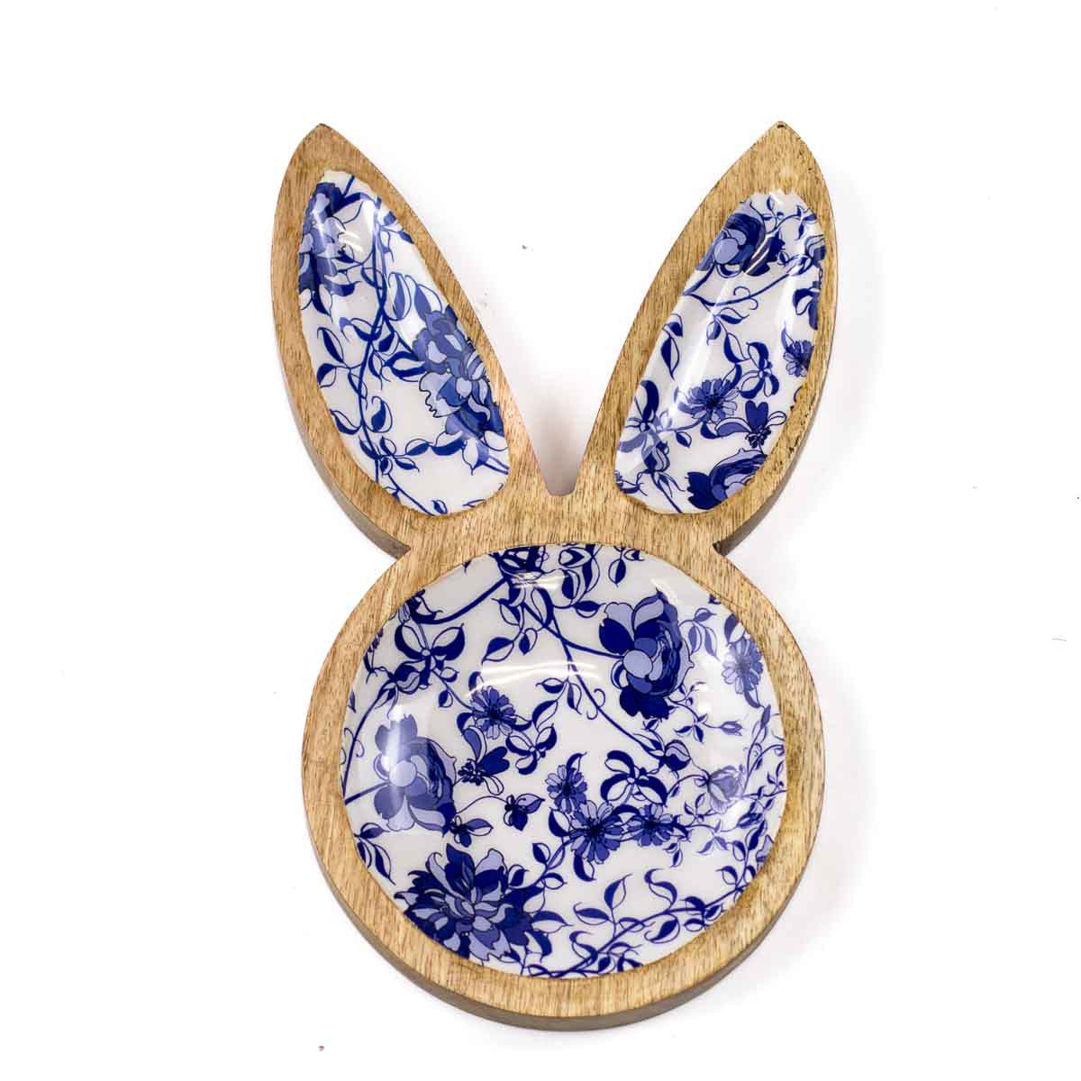 Bella Bunny Blue & White Dish