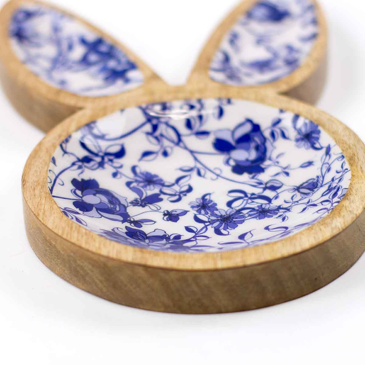 Bella Bunny Blue & White Dish