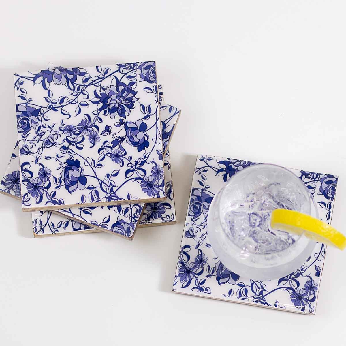 Bella Blue & White Coasters