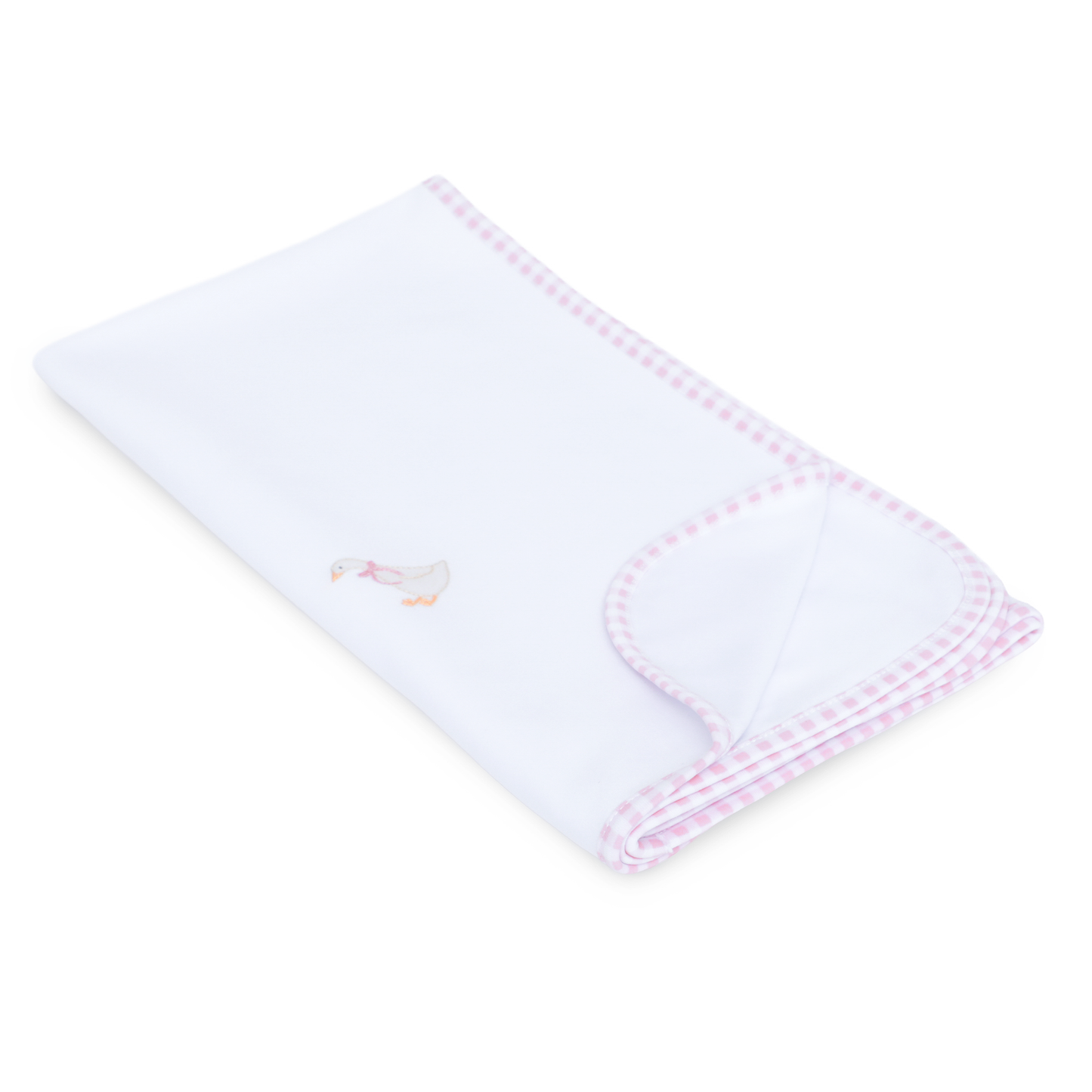 Pink Silly Goose Receiving Blanket