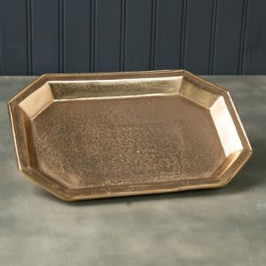 Gold Octagon Tray